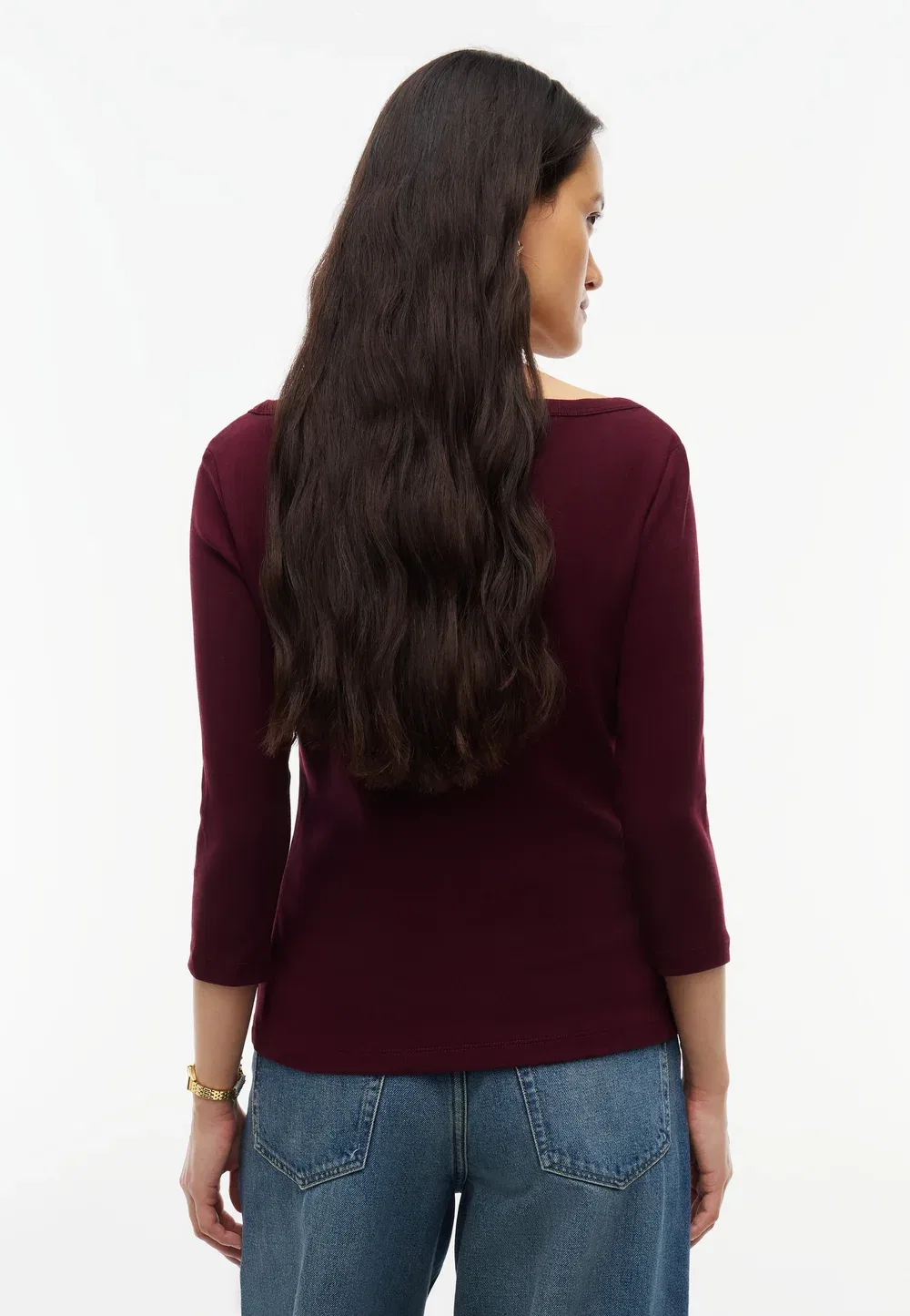 Коди - футболка с длинными рукавами Tommy Hilfiger, Deep Burgundy — фото 3