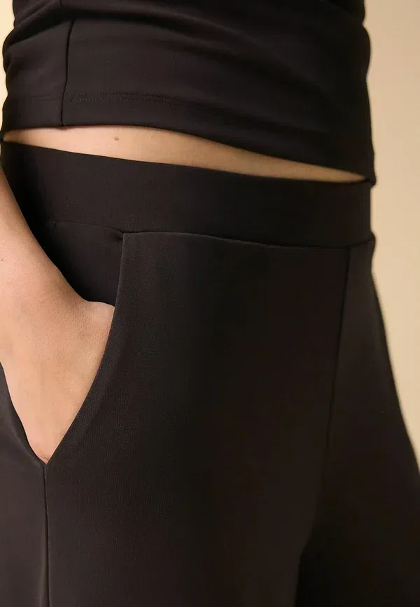 Брюки с завышенной талией Regular fit - wide leg trousers Next, chocolate brown, коричневый/шоколадный — фото 4