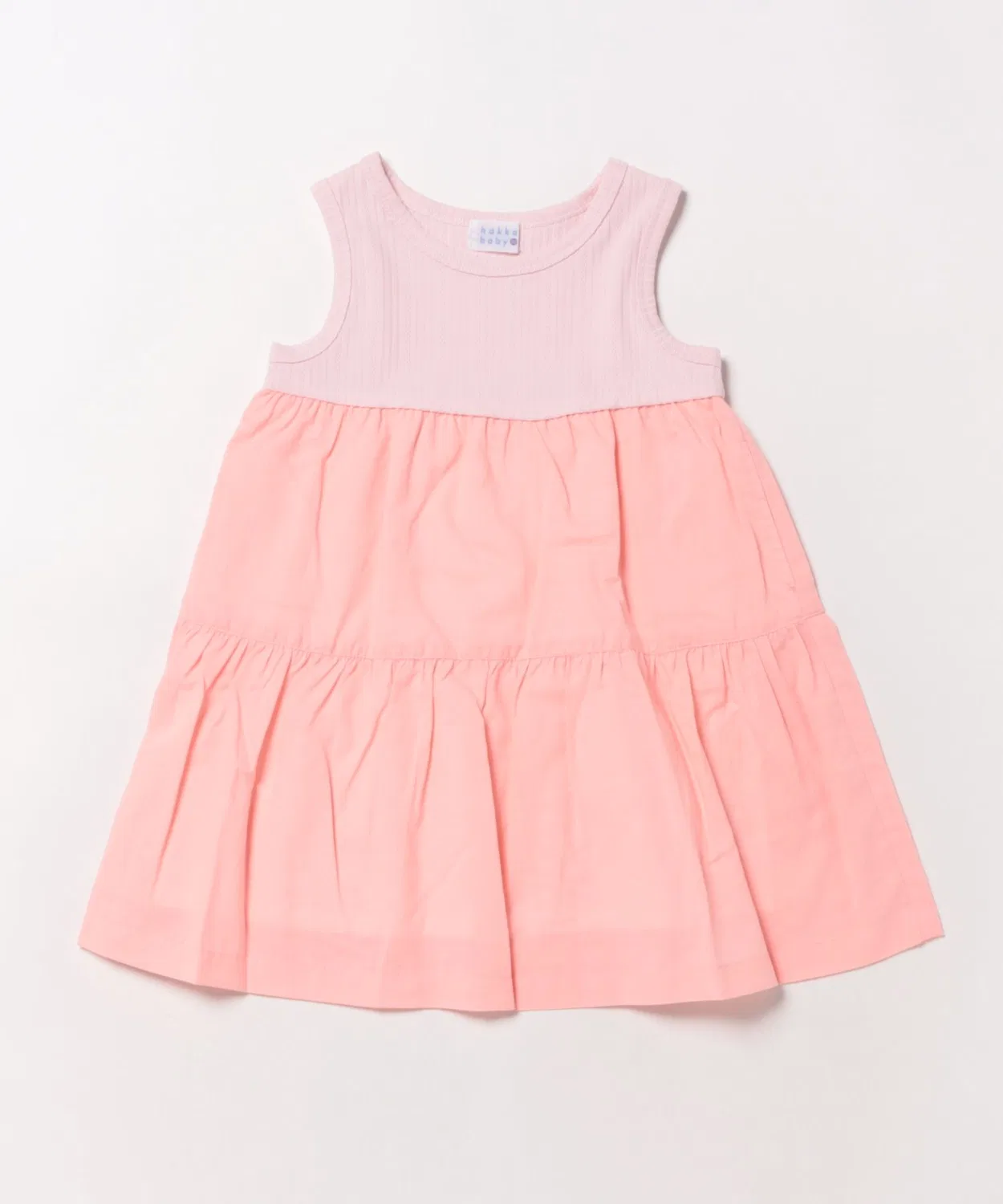 Детское платье без рукавов хлопковое hakka baby, Pink