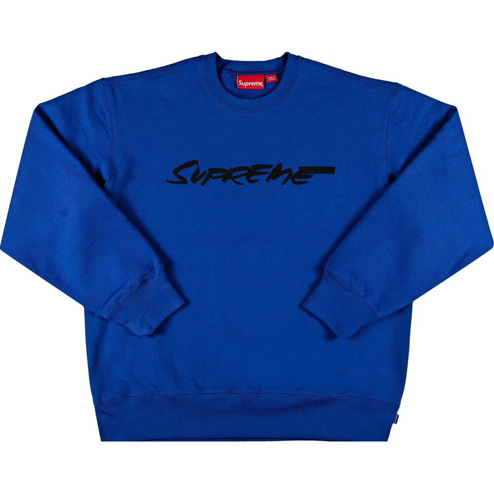 

Свитшот Supreme Futura Logo Crewneck, синий