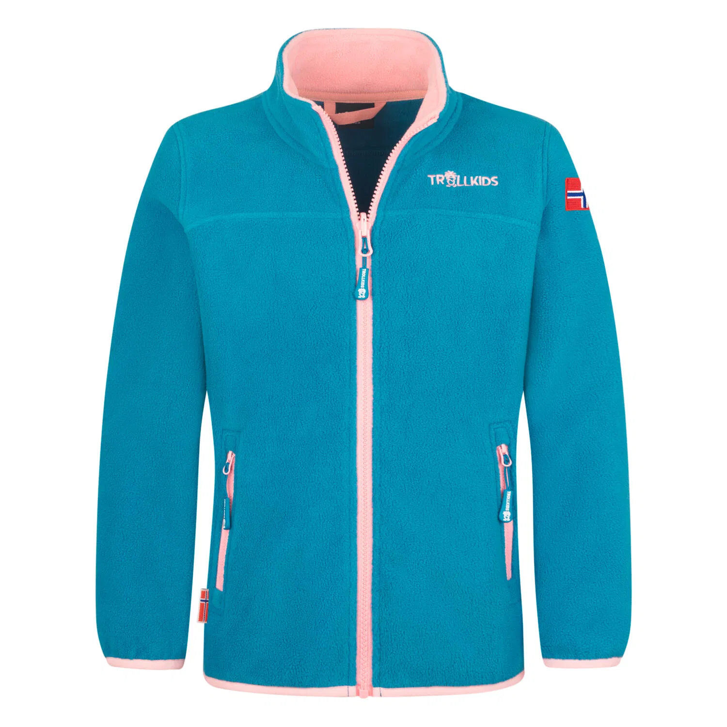 Детская трехслойная куртка Bryggen 3in1 Jacket Trollkids, Eisblau — фото 2