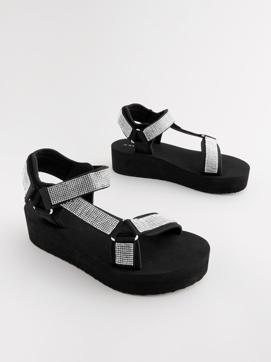 Босоножки на высоком каблуке Next Sandals, черный — фото 2