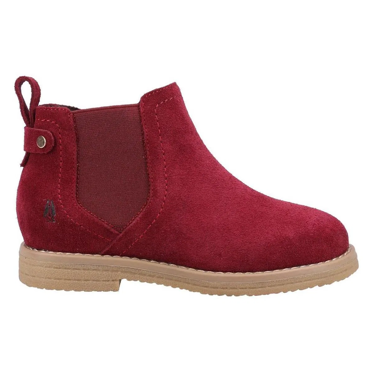 Детские ботинки для девочек челси Mini Maddy Hush Puppies, Burgundy — фото 2