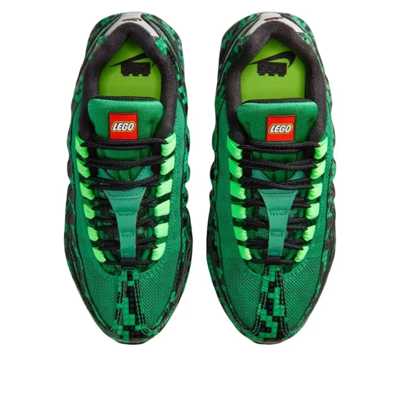 Детские кроссовки Nike x LEGO Air Max 95 Lucky, зеленый — фото 3