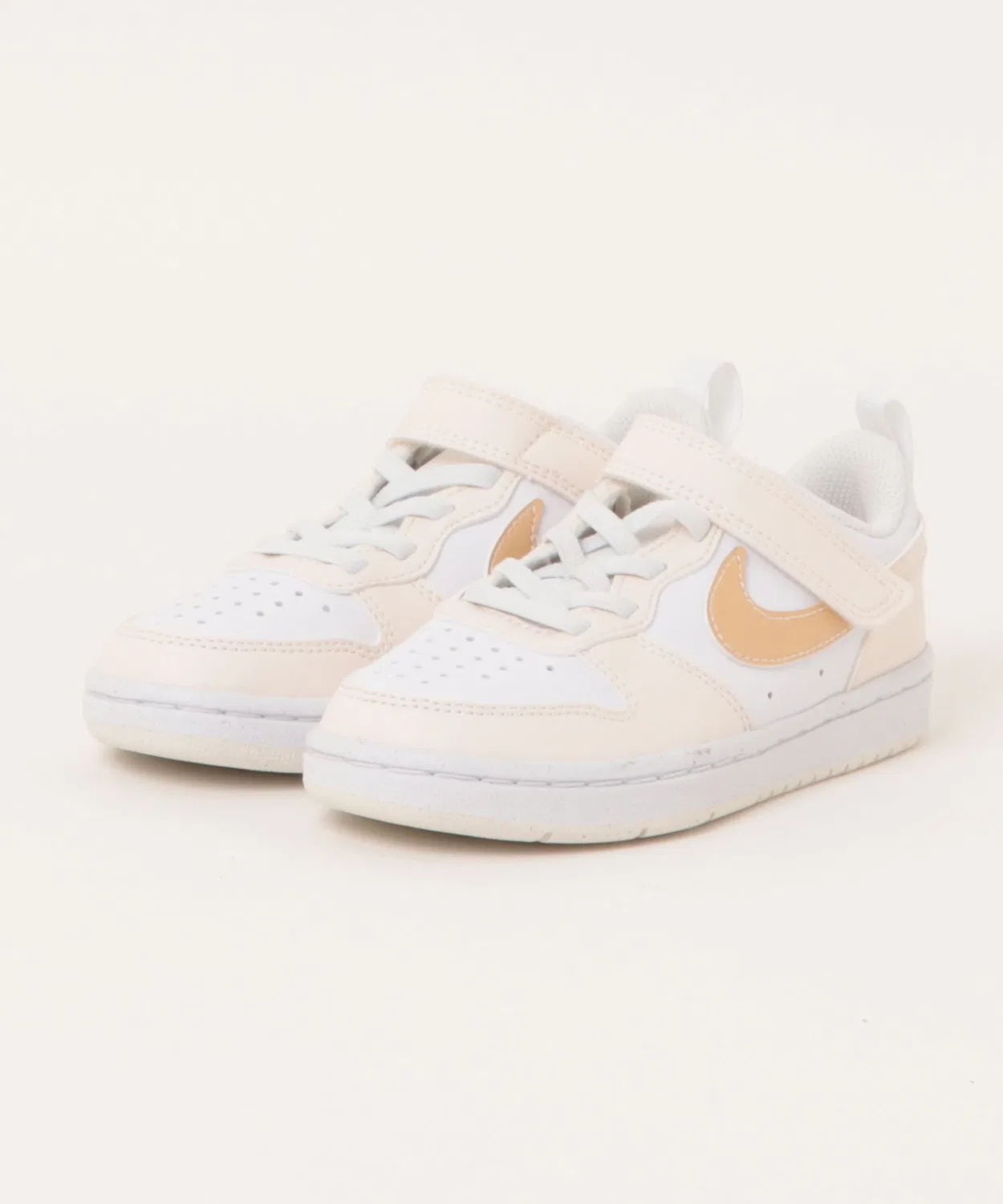 Детские кроссовки с широким носком NIKE Court Borough Low BBall PS, White