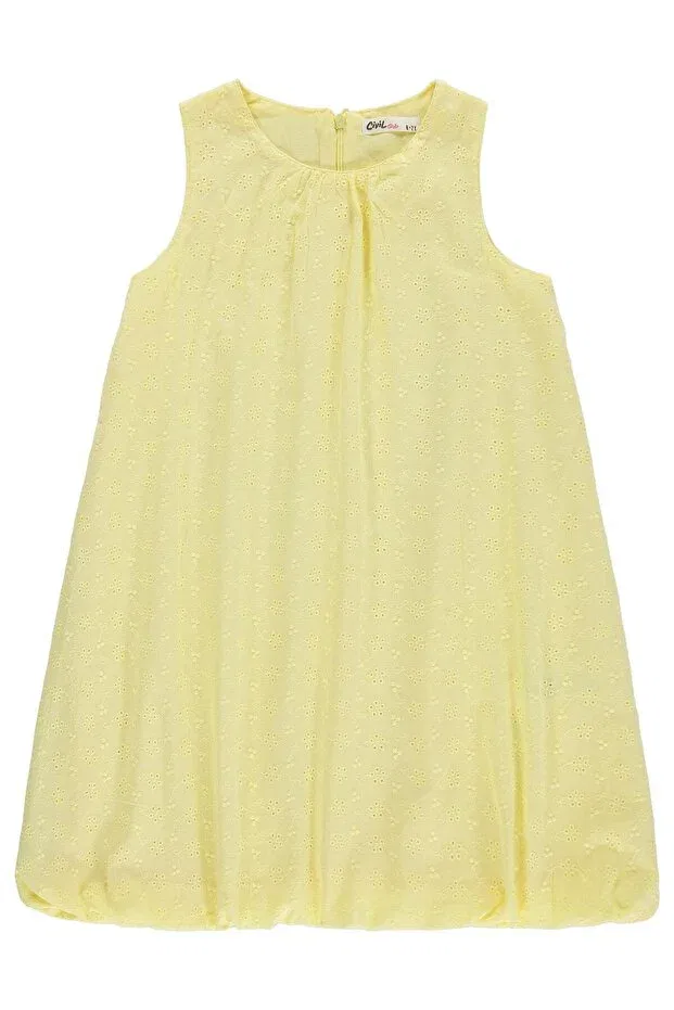 Детское платье-баллон для девочек с коротким рукавом Civil Girls, Yellow — фото 2