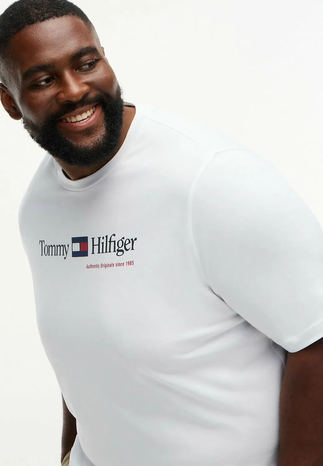 Футболка с графическим принтом Bt-Brand love rwb - футболка с принтом Tommy Hilfiger, White — фото 4