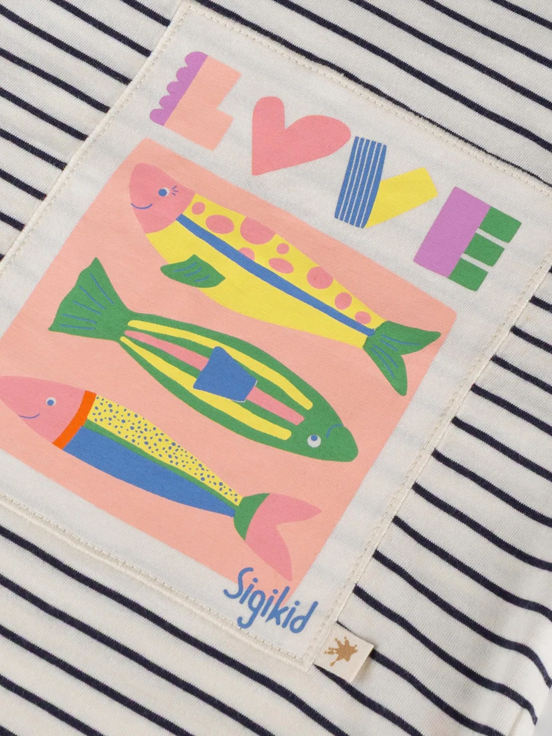 Футболка Sigikid T-Shirt Summer Vibes белого цвета — фото 2