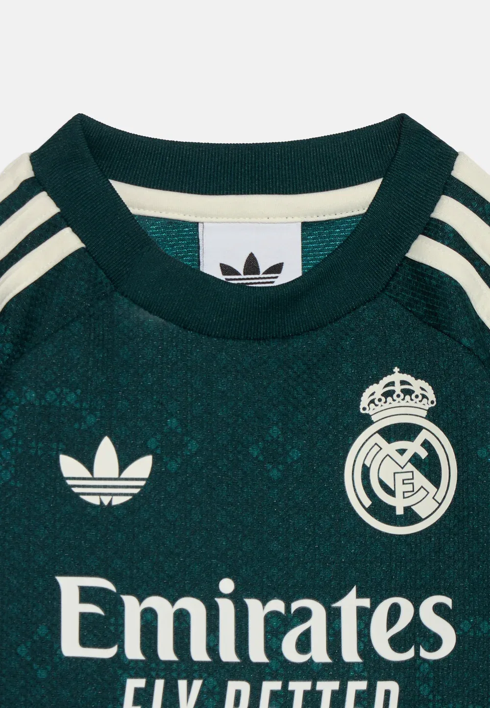 Детская выездная форма «Реал Мадрид» (унисекс) - спортивные шорты Adidas Originals, Dark Green — фото 4