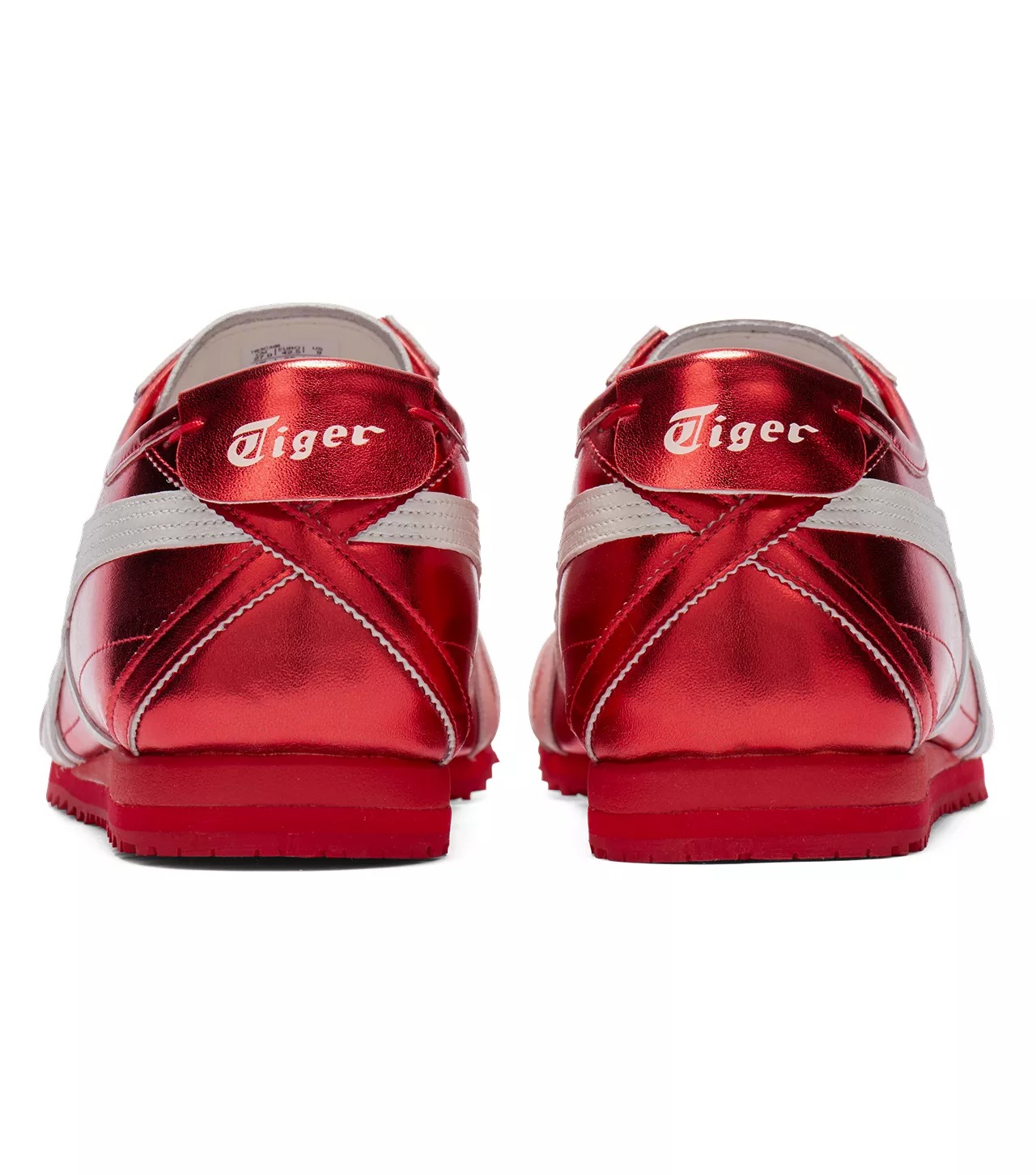 Кроссовки Onitsuka Tiger Mexico 66 SD Metallic Series, красный/кремовый — фото 4