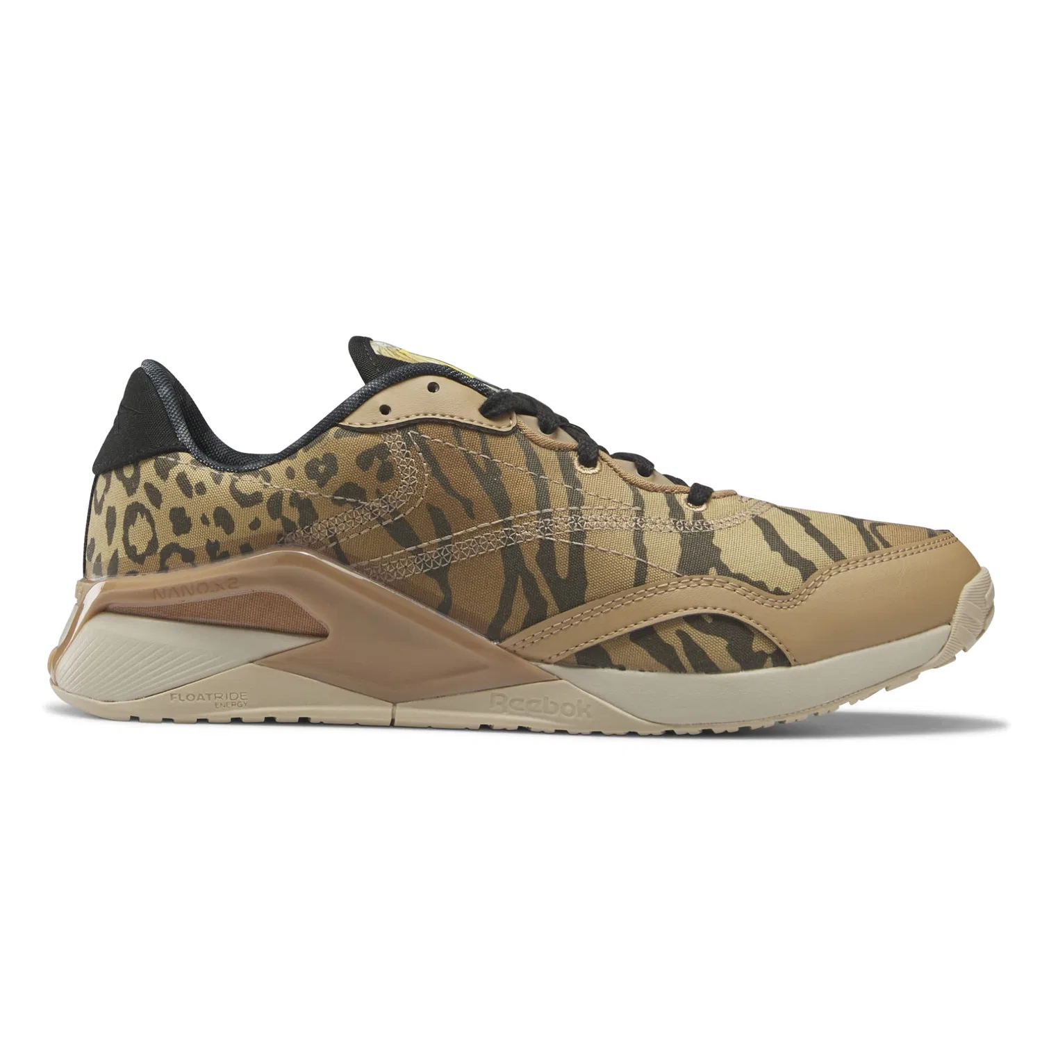 Детские кроссовки для тренировок Nano X2 Grow X National Geographic Reebok, Black Core Stone Khaki