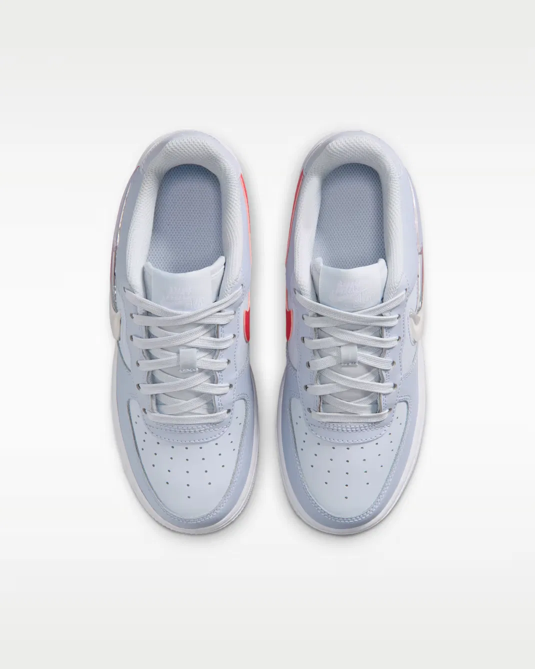 Кроссовки для детей постарше NIke Air Force 1, Football Grey/Ghost/White/Tropical Pink — фото 4
