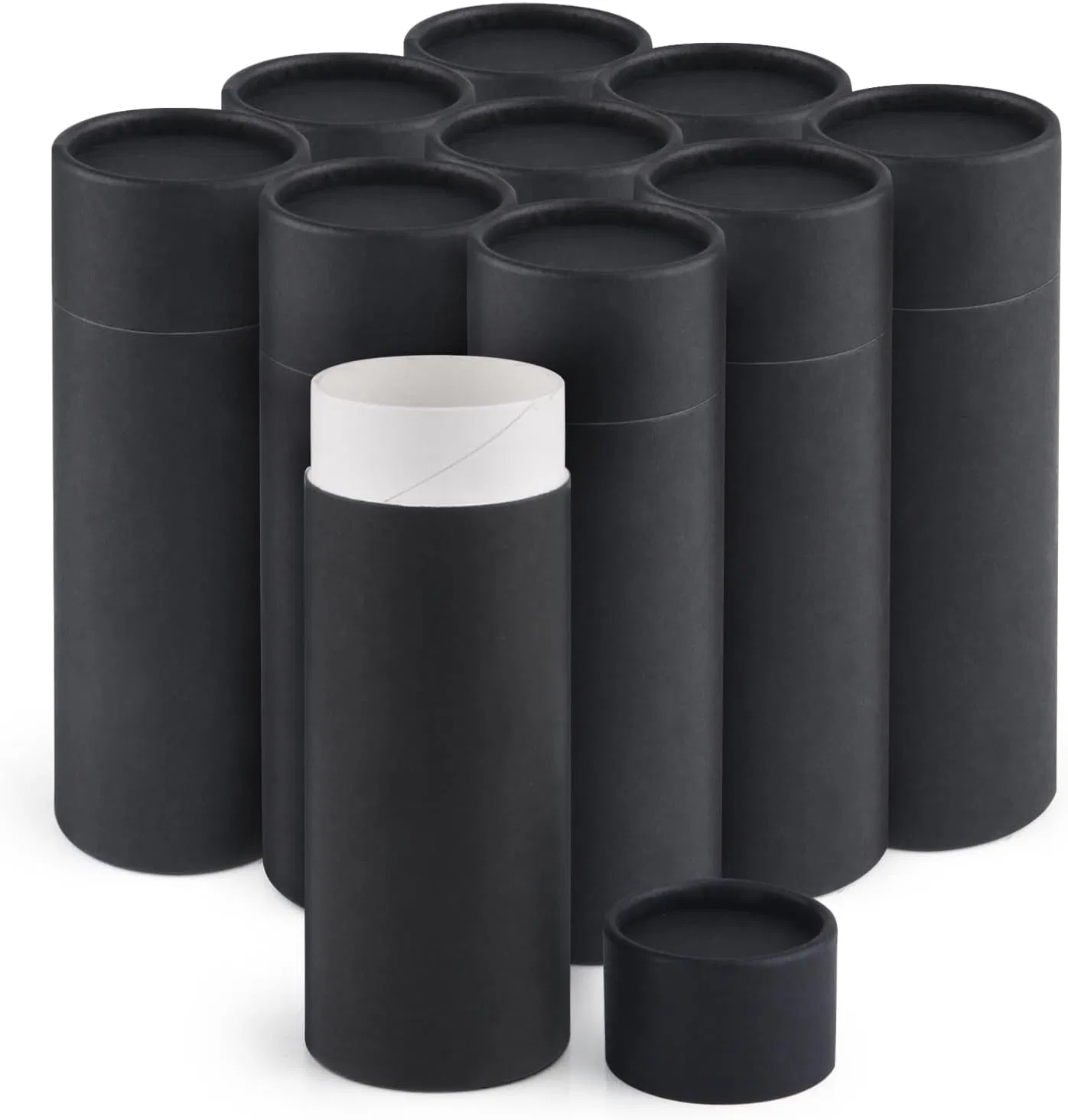 Картонный контейнер для дезодоранта, Furnido, 10 штук, 60мл, Black