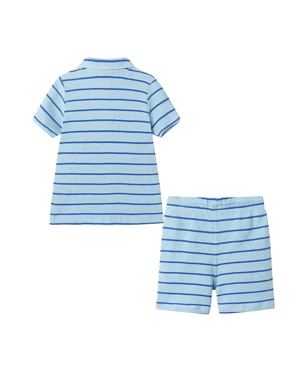 Детский комплект для мальчиков с полоской Andy & Evan, Light Blue Stripe — фото 2