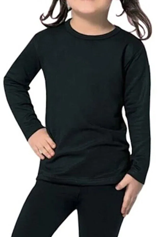 Детское термобелье для мальчиков хлопковое Hepsine Rakip, Black