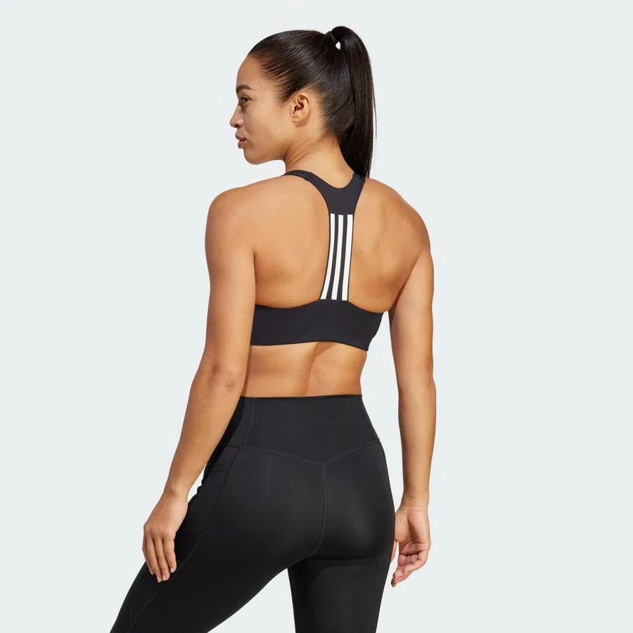 Спортивный бюстгальтер с поддержкой PrimeLiftimpact Training adidas, Черный — фото 2