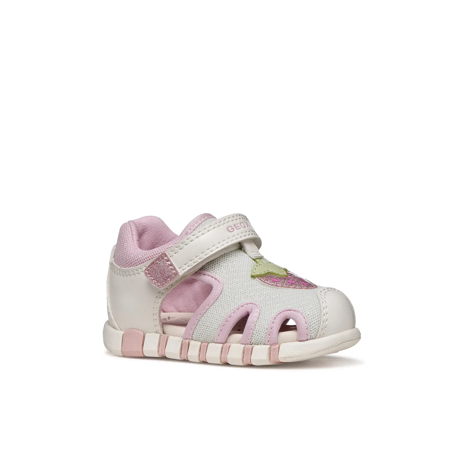 Детские сандалии для первых шагов Geox, White/Pink