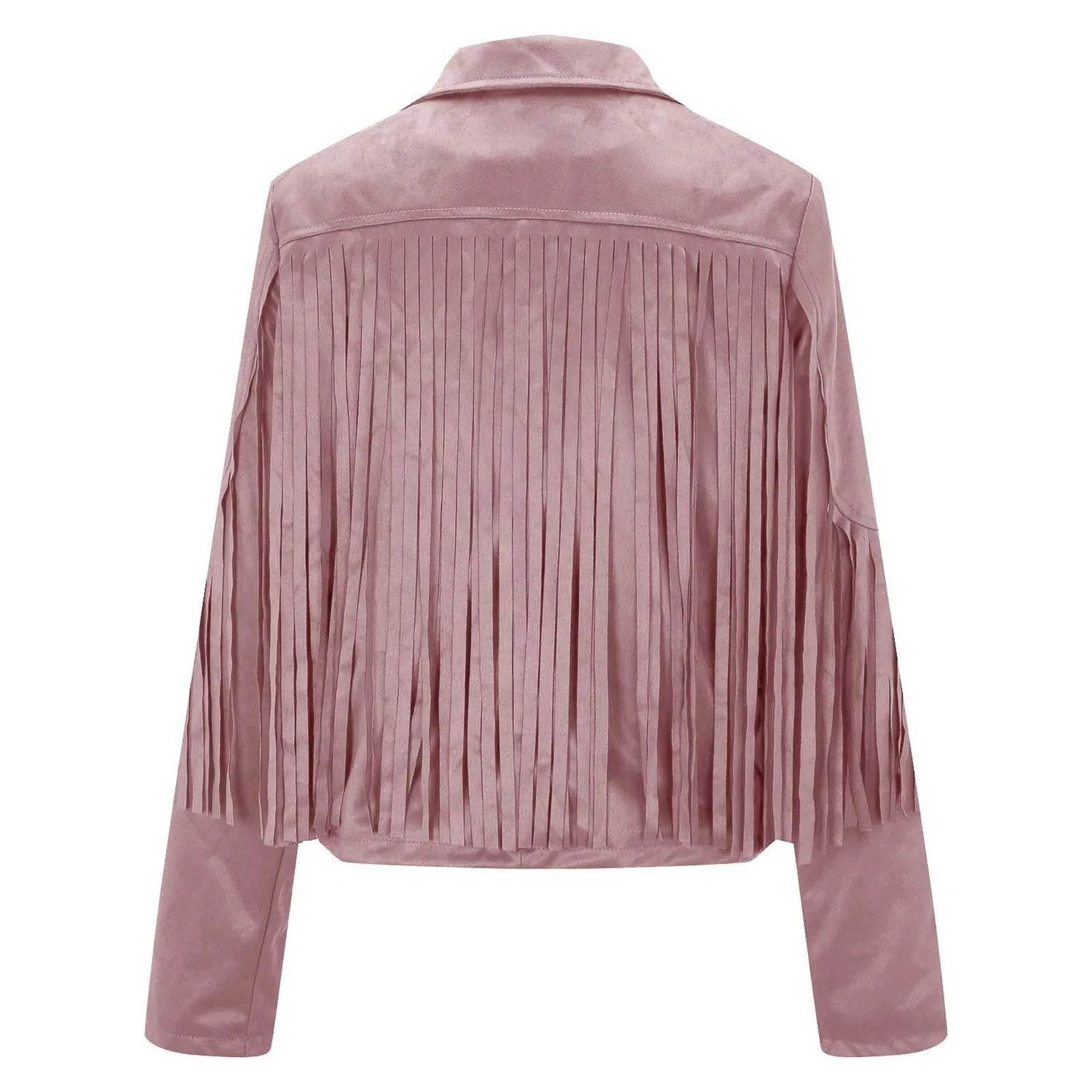 Женская куртка из полиуретановой кожи с длинным рукавом Locomotive Classic, Colore: rosa — фото 4