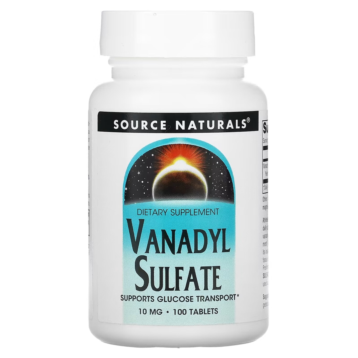 

Source Naturals Ванадила сульфат 10 мг, 100 таблеток