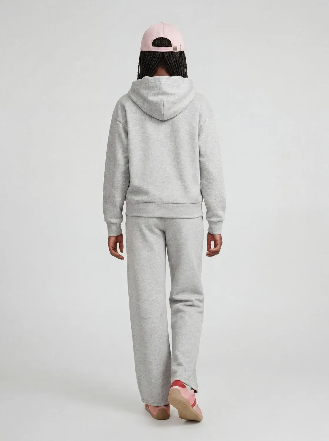 Брюки утепленные с начесом Vesterbro Pant Jjxx, светло-серый меланж — фото 4