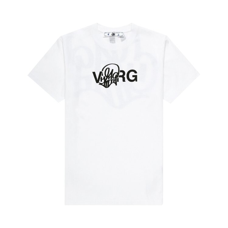 

Футболка Off-White x Katsu Short-Sleeve Slim Tee 'White/Black', белый