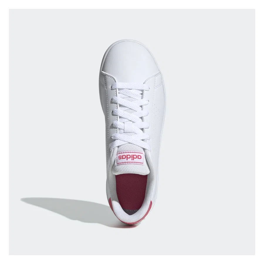 Кроссовки с перфорированными полосками Advantage K adidas, Белый — фото 2