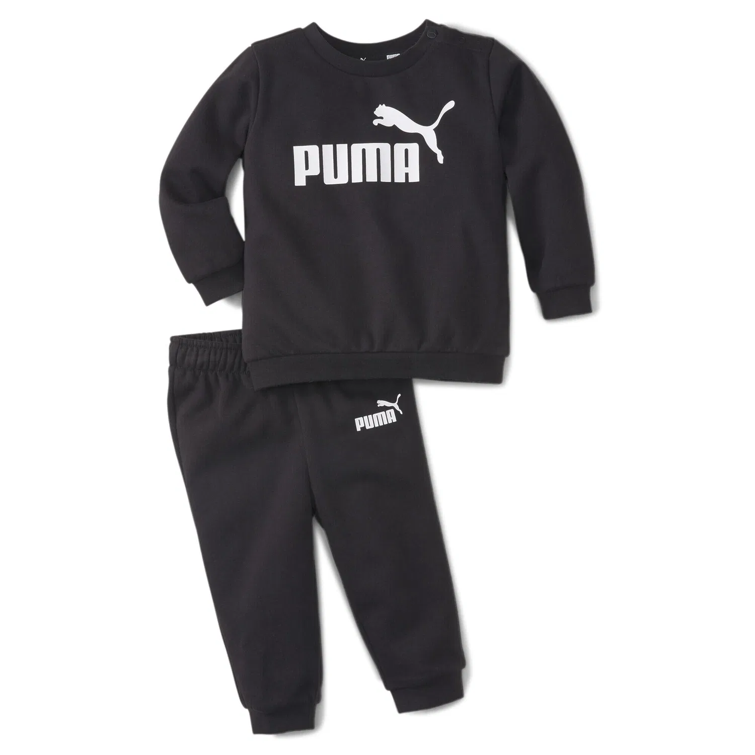 Детский спортивный костюм с принтом Essentials Minicats Puma, Черный