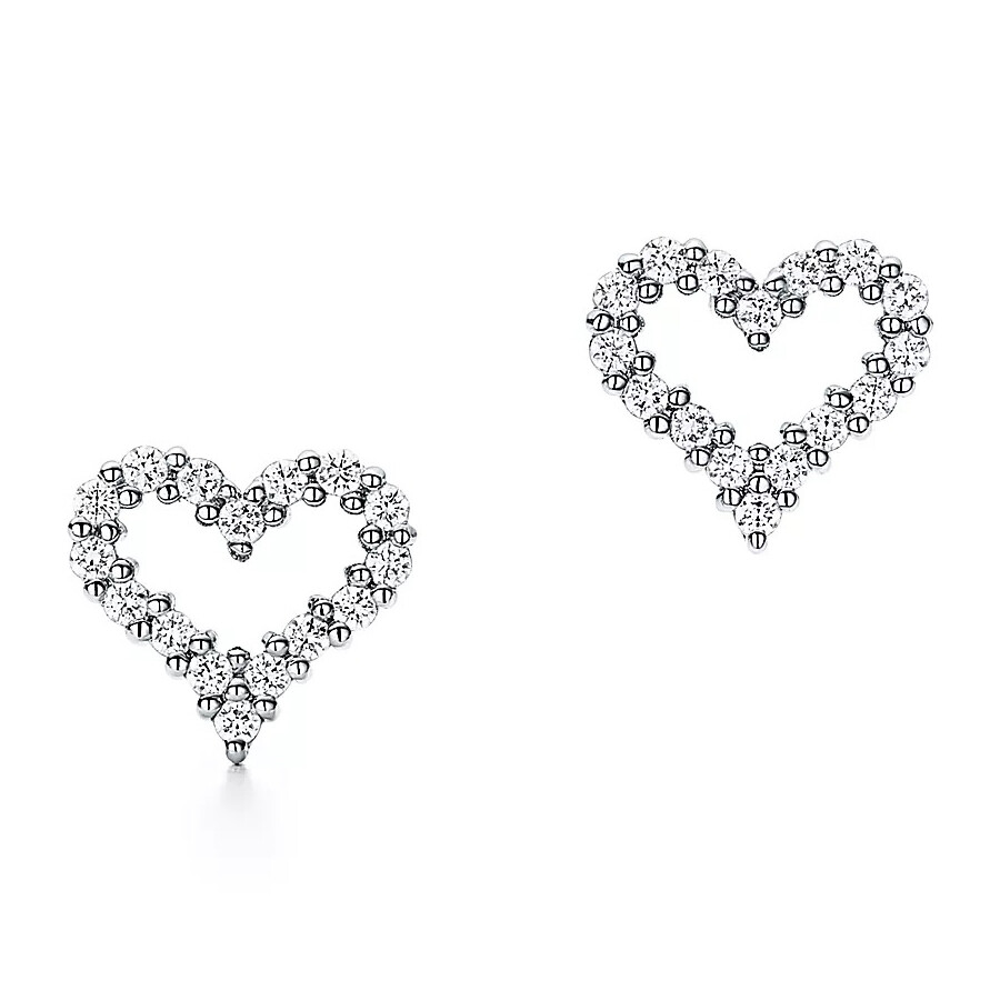 

Серьги Tiffany & Co Heart, платина/бриллиант