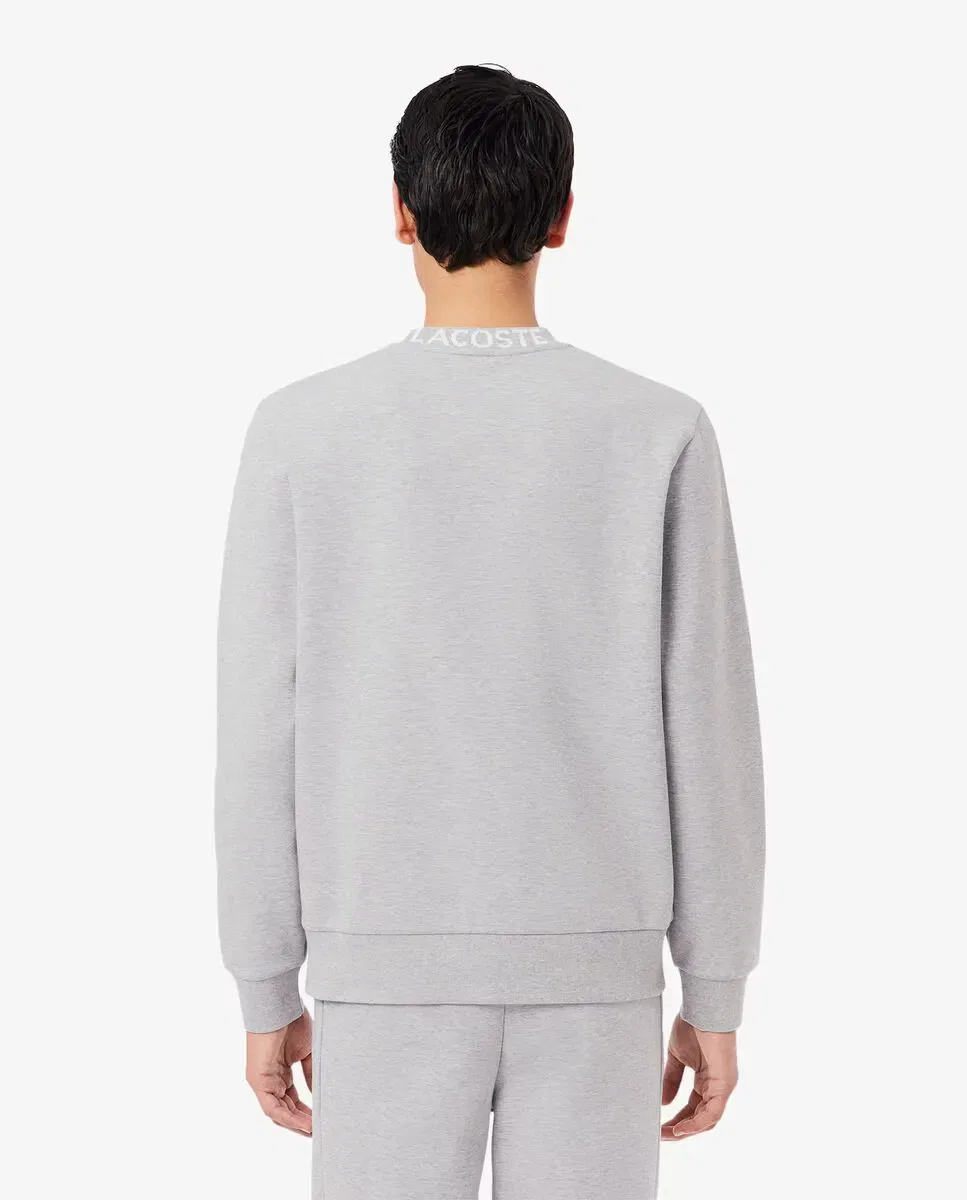 Мужская джерсовая кофта без капюшона Lacoste, Gris Claro — фото 2