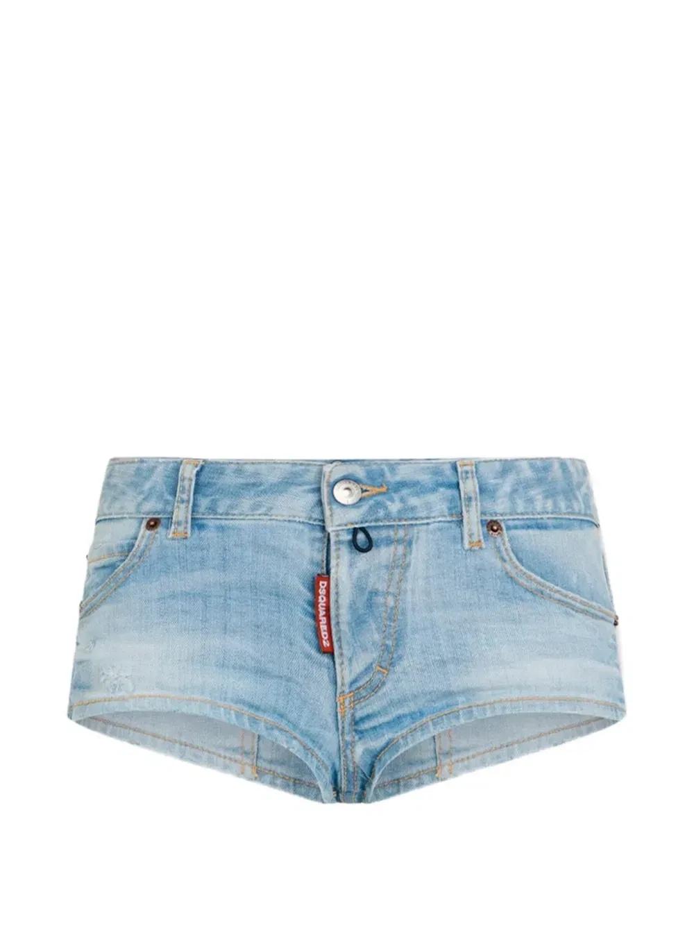 Супер выбеленные джинсовые шорты Dsquared2, синий