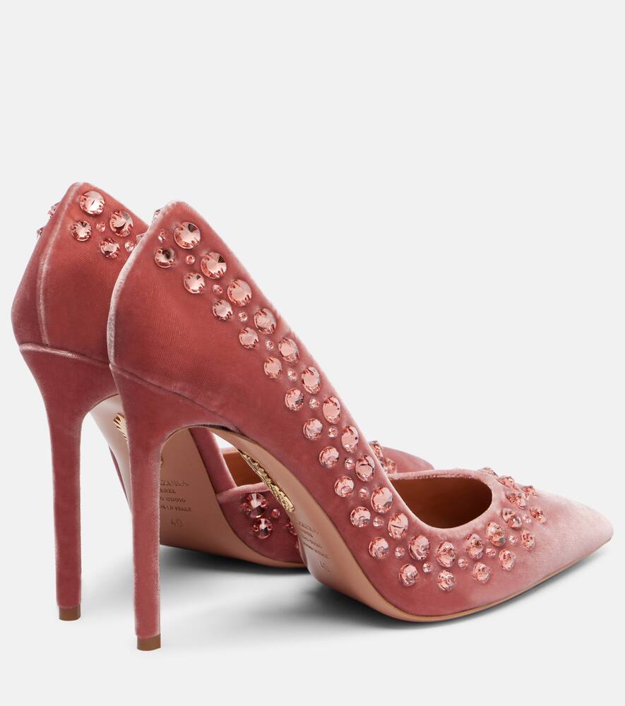 Туфли-лодочки Cosmic Love 105 с декоративными элементами Aquazzura, Antique Rose — фото 2