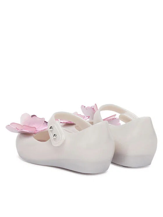 Балетки Mini Melissa Ultragirl Fly Iii Bb Melissa, белый — фото 3