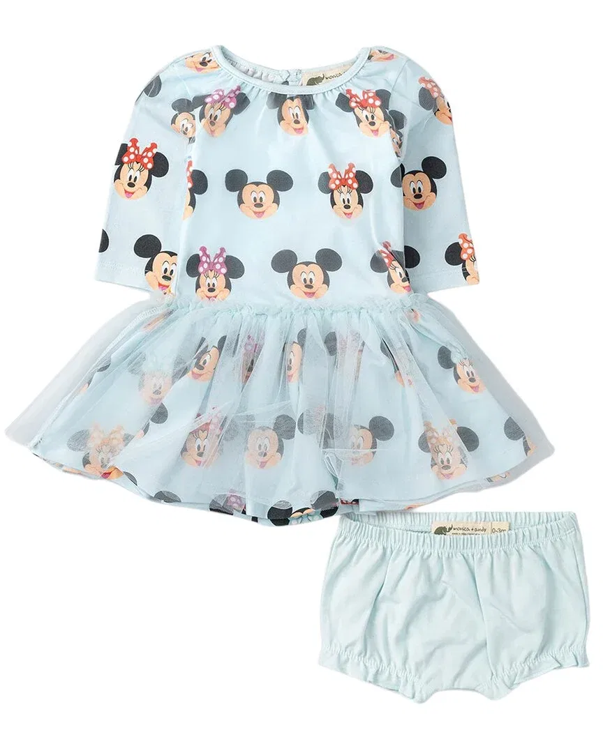 Детское платье для девочек с юбкой из тюля Little Belle Tulle Dress MONICA + ANDY, синий
