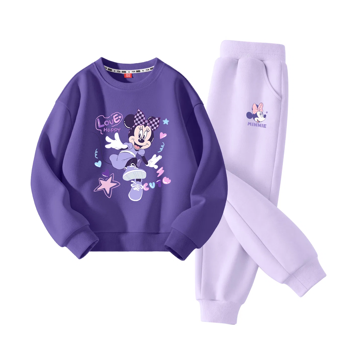 Детский спортивный костюм с принтом Disney Di Pulse Purple Pulse Purple+Dini Knot K Taro Purple, Di Pulse Purple Pulse Purple+Dini Knot K Taro Purple