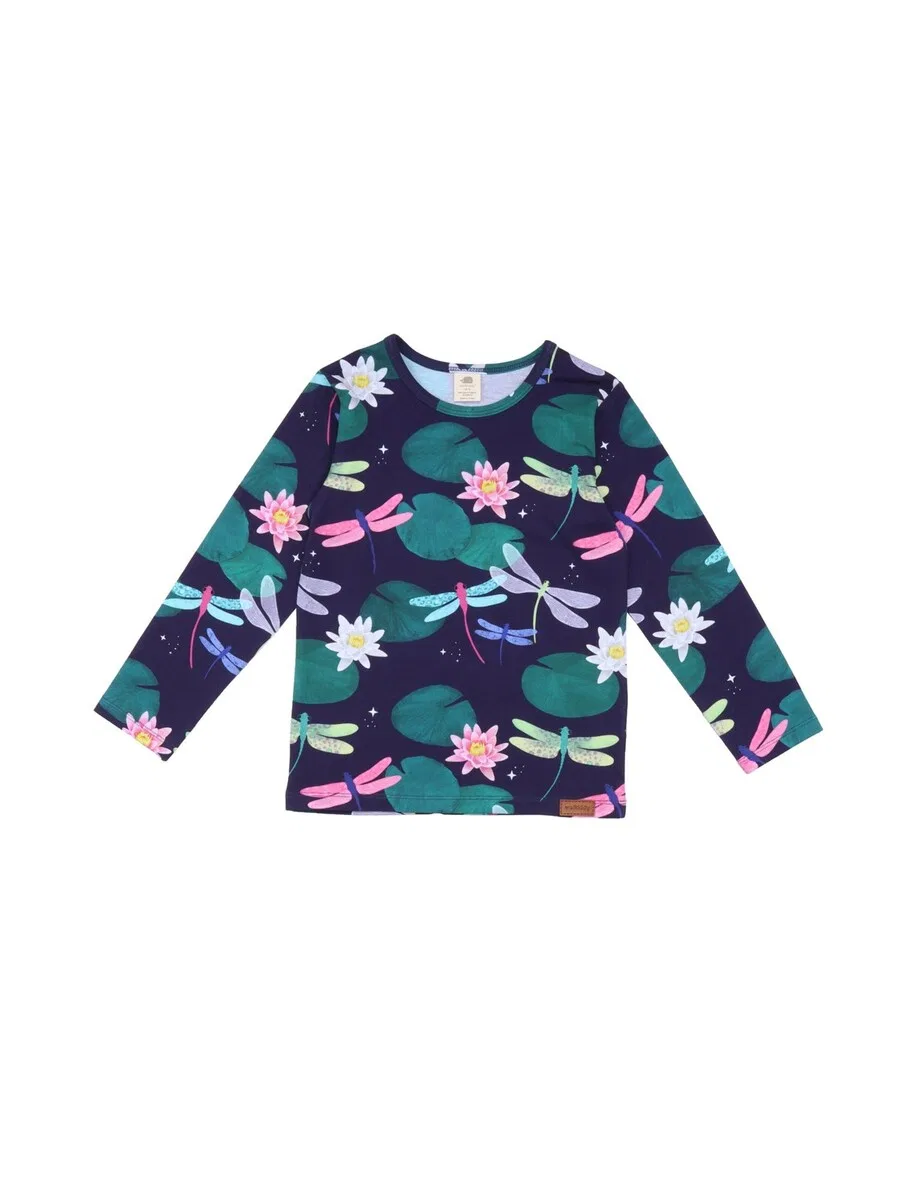 Футболка Walkiddy 'Walkiddy - Colorful Dragonflies Shirt' зеленого цвета