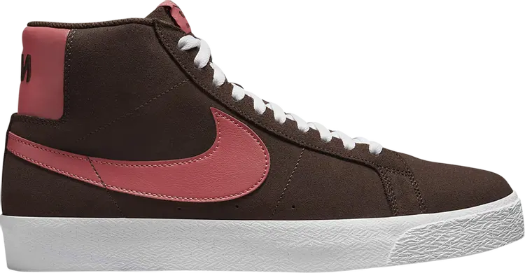 

Кроссовки Nike Zoom Blazer Mid SB 'Brown Adobe', коричневый