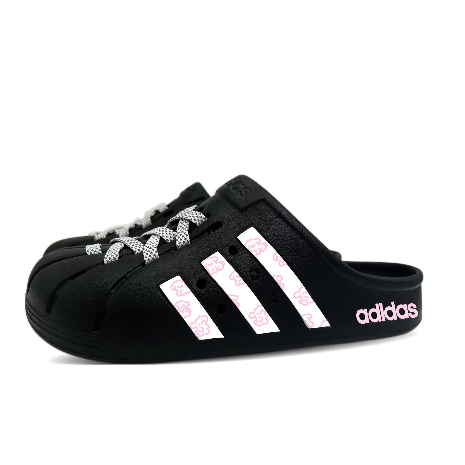 Детские сабо Adidas ADILETTE CLOGS, Pink — фото 4