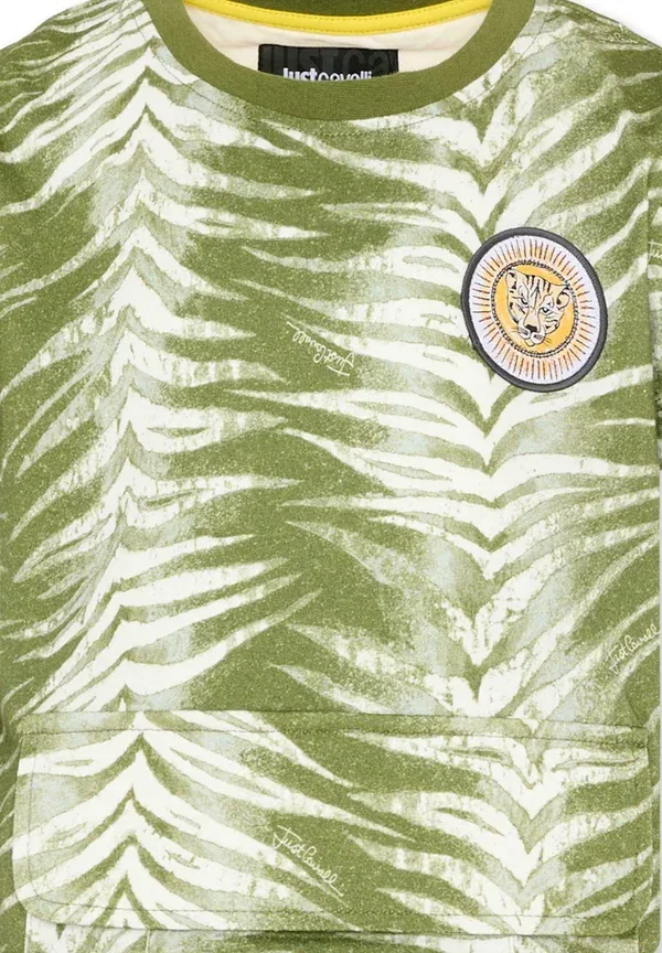 Футболка Just Cavalli, зеленый — фото 3