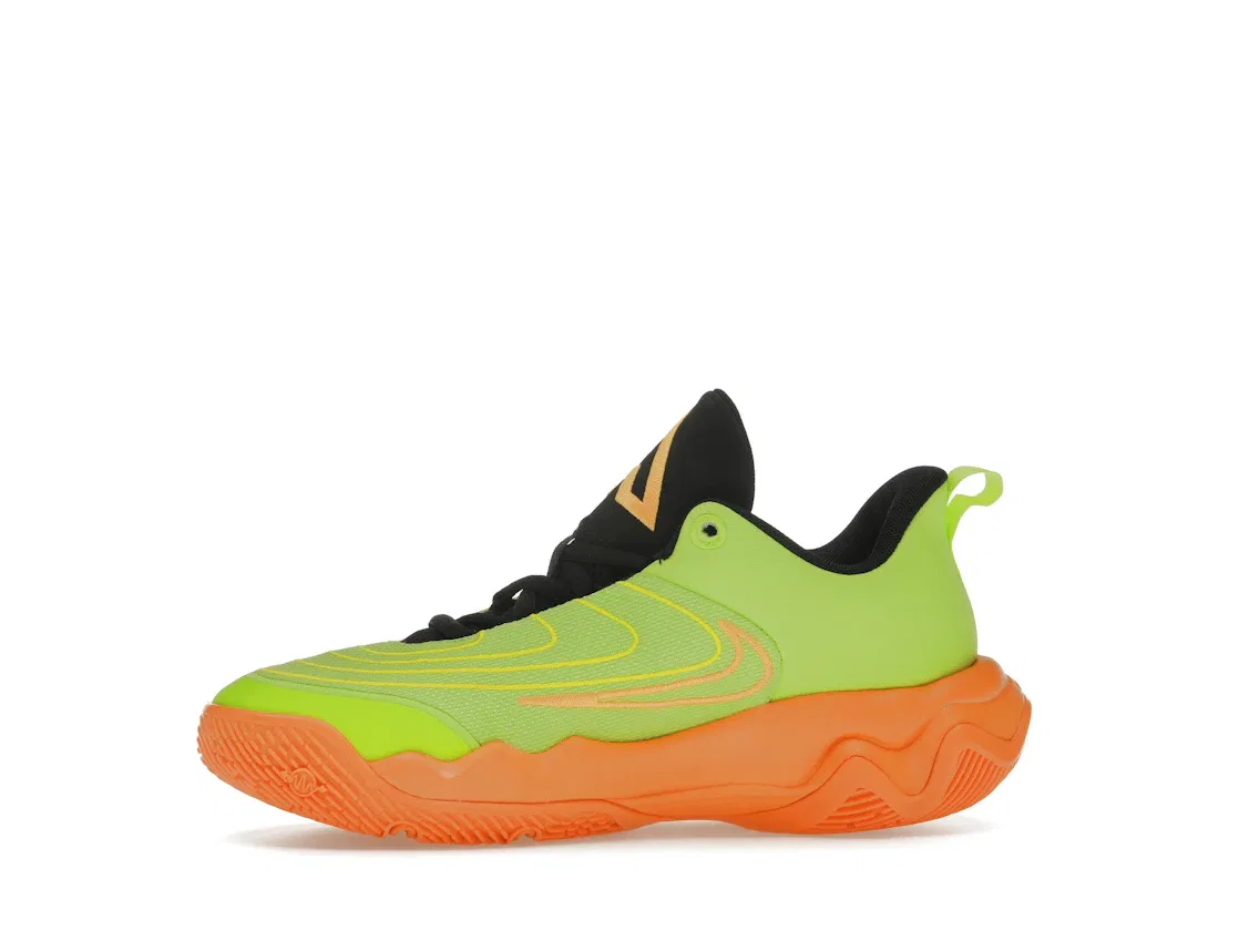 Детские кроссовки для баскетбола Nike Giannis Immortality 4 Halloween Nike, Cyber/Sundial/Lightning/Bright Mandarin — фото 3