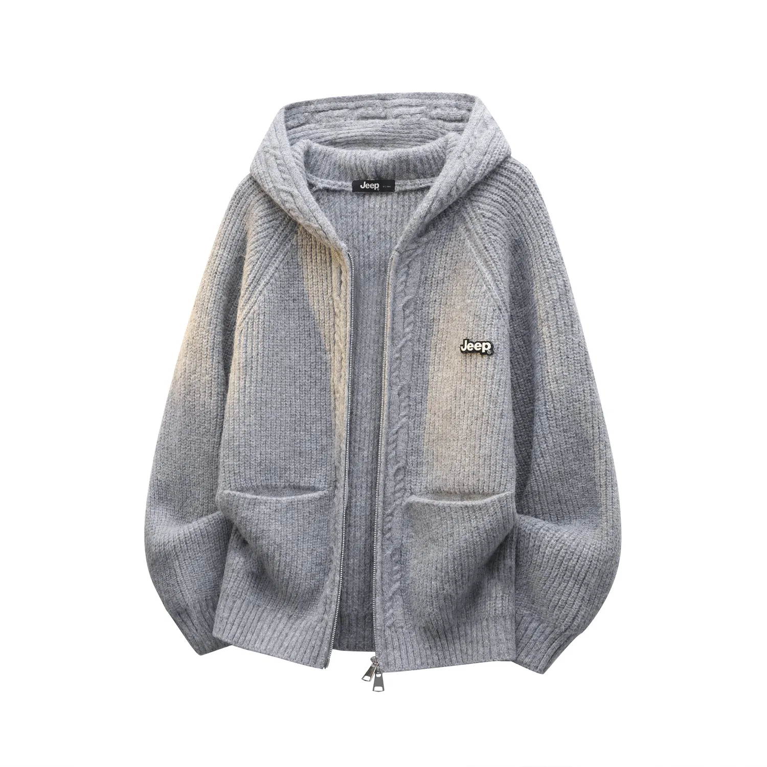 Детский утепленный худи с капюшоном Jeep Leisure Collection, Light Gray