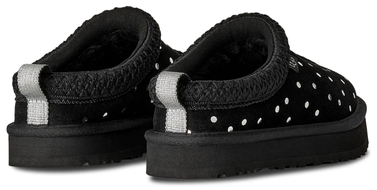 Мюли детские UGG Tazz Shiny Dots, черный — фото 3
