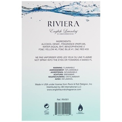 Туалетная вода-спрей Riviera by English Laundry 3.4 унции 100 мл для мужчин — фото 3