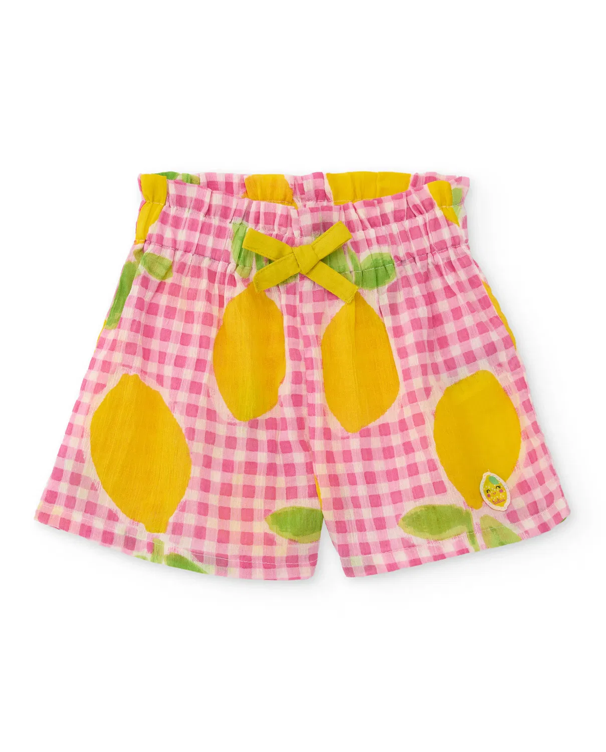 Детский комплект для девочек с принтом лимонов Lemon Design Tuc tuc, Rosa — фото 2