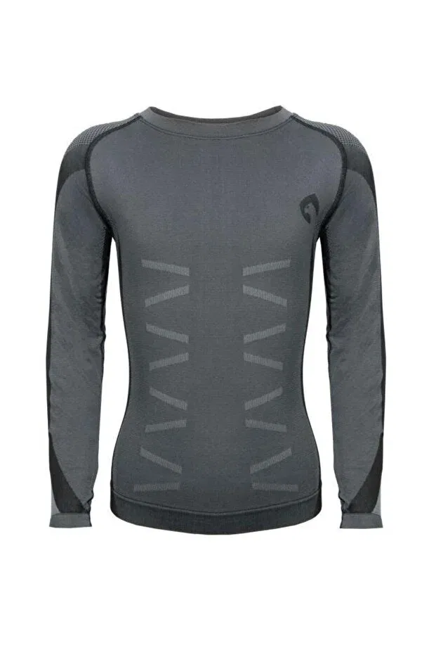 Детское для мальчиков термобелье хлопковое комплект Darren Panthzer, Black/Grey