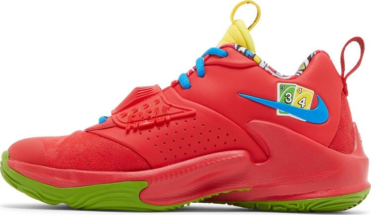 Кроссовки Nike UNO x Zoom Freak 3 SE GS '50th Anniversary - Red', красный — фото 4