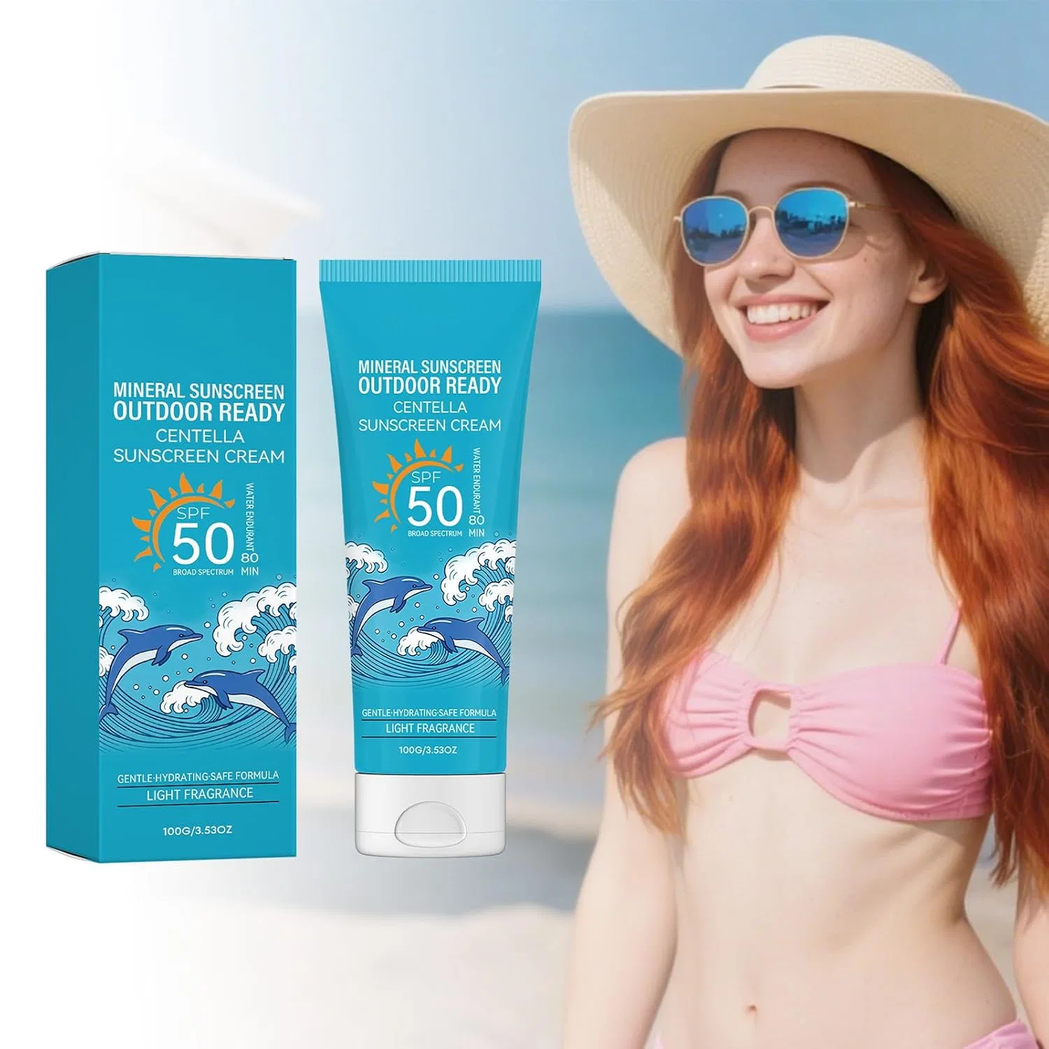 Минеральный солнцезащитный крем SPF 50, Rubu22a, 100 г, 1PC — фото 3