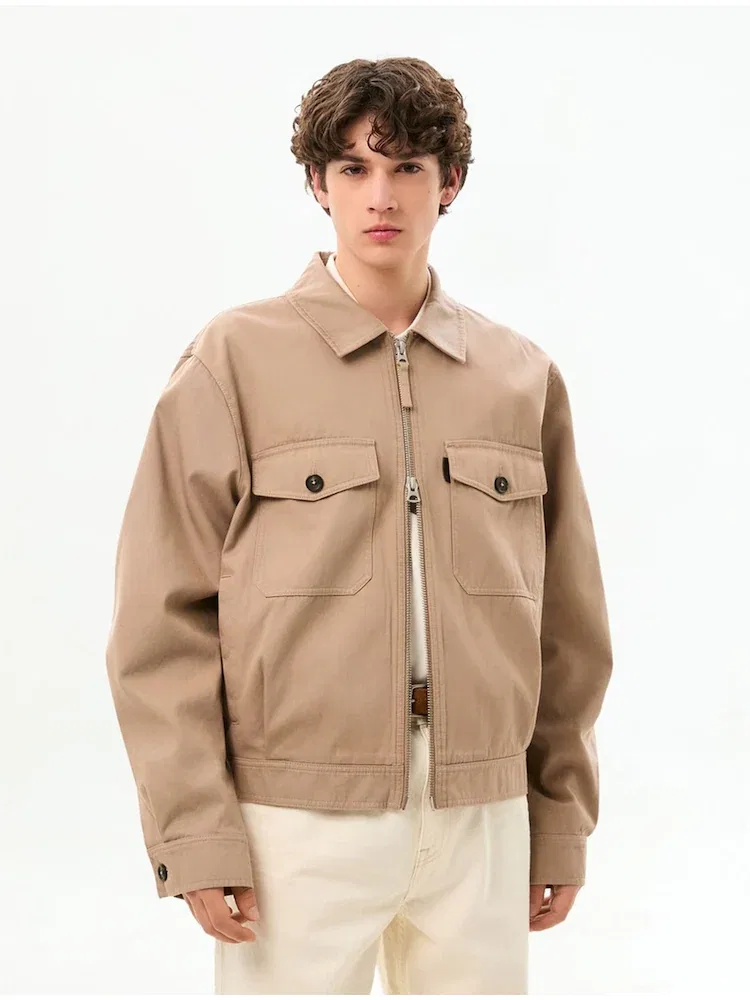 Куртка хлопковая с накладными карманами TOMMY HILFIGER, Ochre