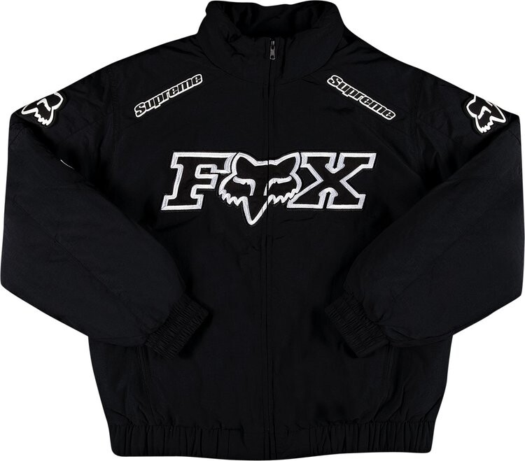 

Куртка Supreme x Fox Racing Puffy Jacket 'Black', черный