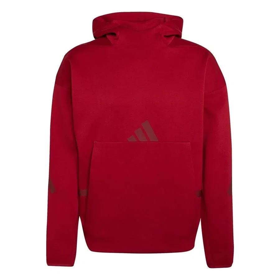 Мужской свитшот с капюшоном Z.N.E. HD adidas, Бордовый