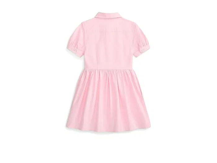 Платье-рубашка Cotton Oxford Polo Ralph Lauren Kids, Bath Pink — фото 2